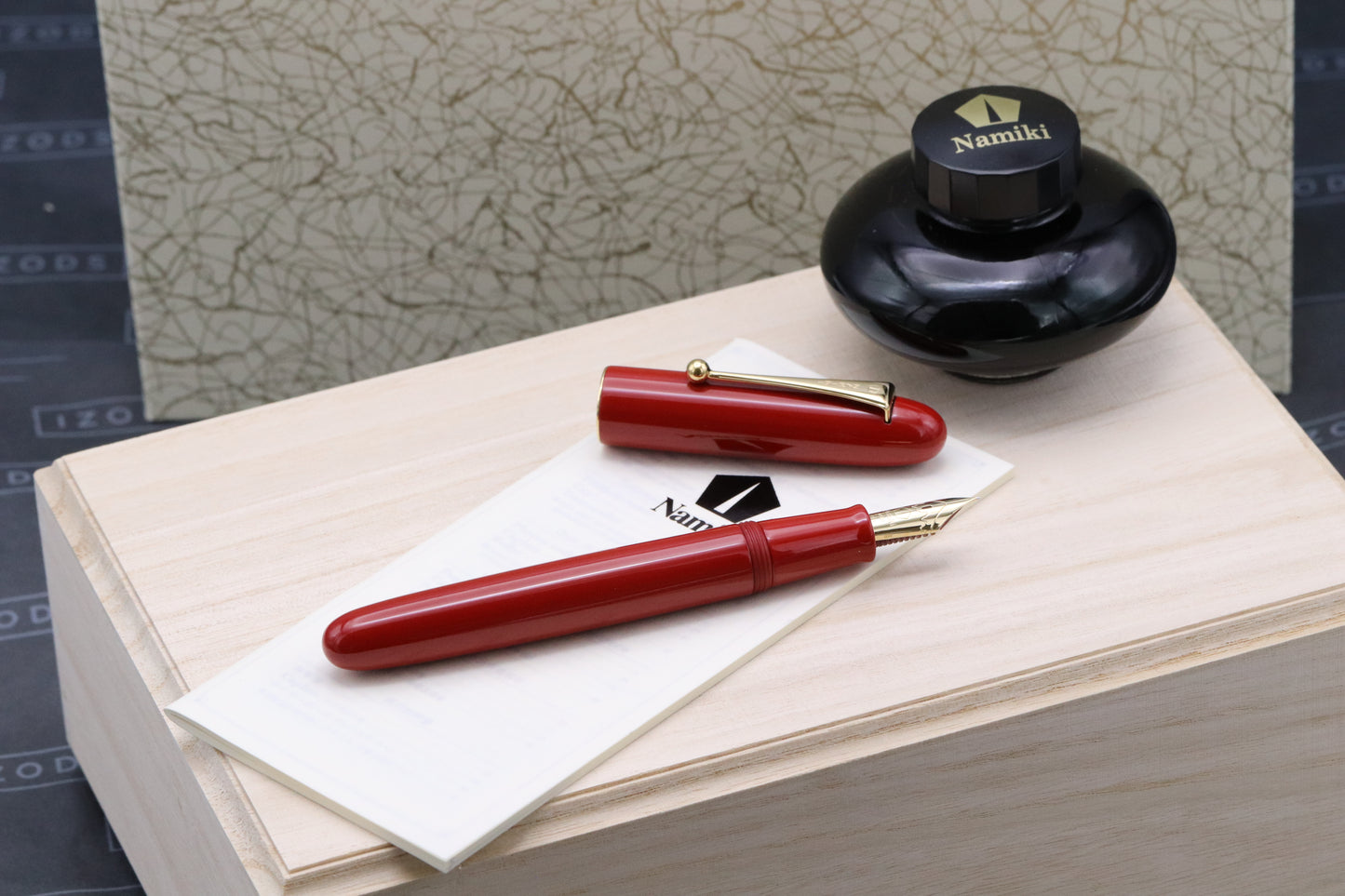 Namiki Yukari Royale Vermilion Urushi Fountain Pen