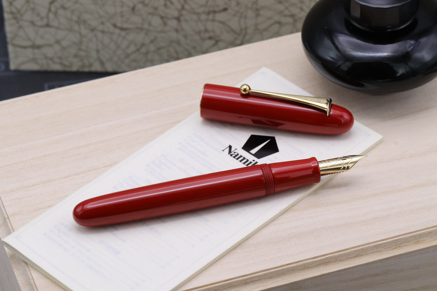 Namiki Yukari Royale Vermilion Urushi Fountain Pen