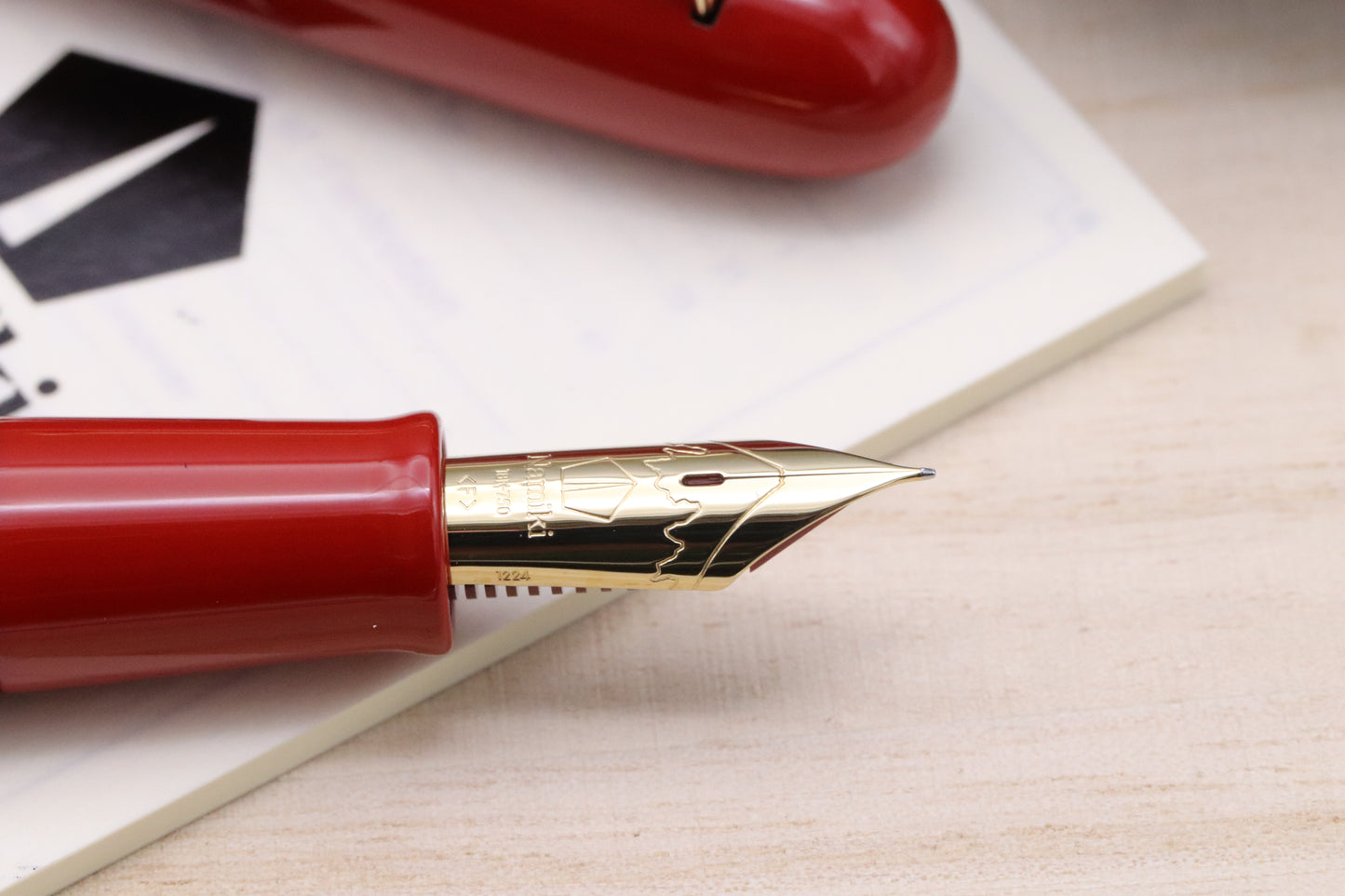 Namiki Yukari Royale Vermilion Urushi Fountain Pen