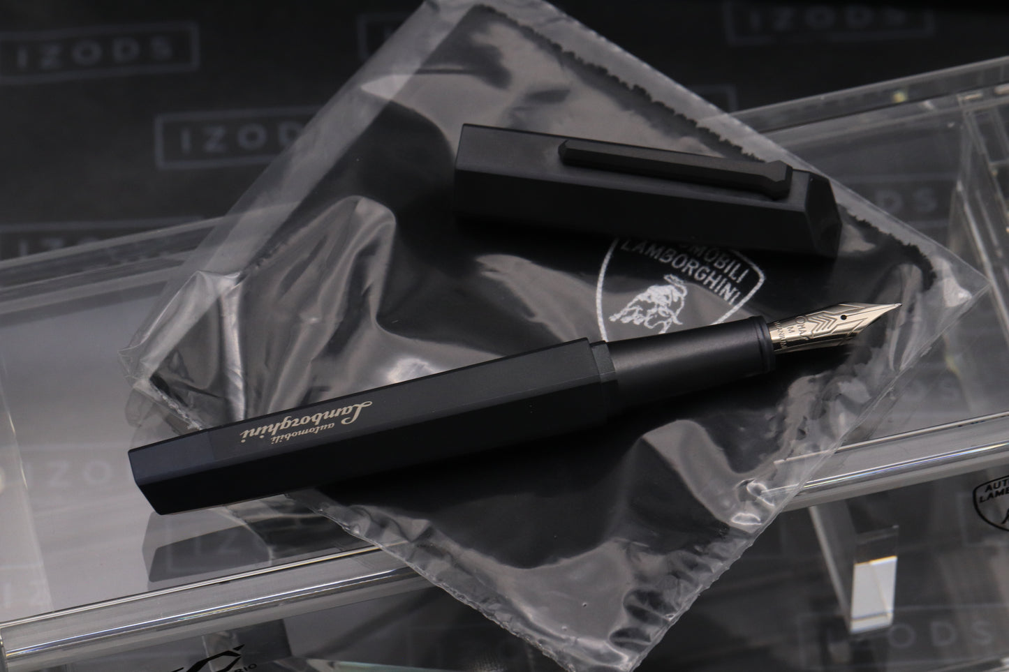 OMAS 50th Anniversary Lamborghini Prototype Titanium Fountain Pen - UNUSED