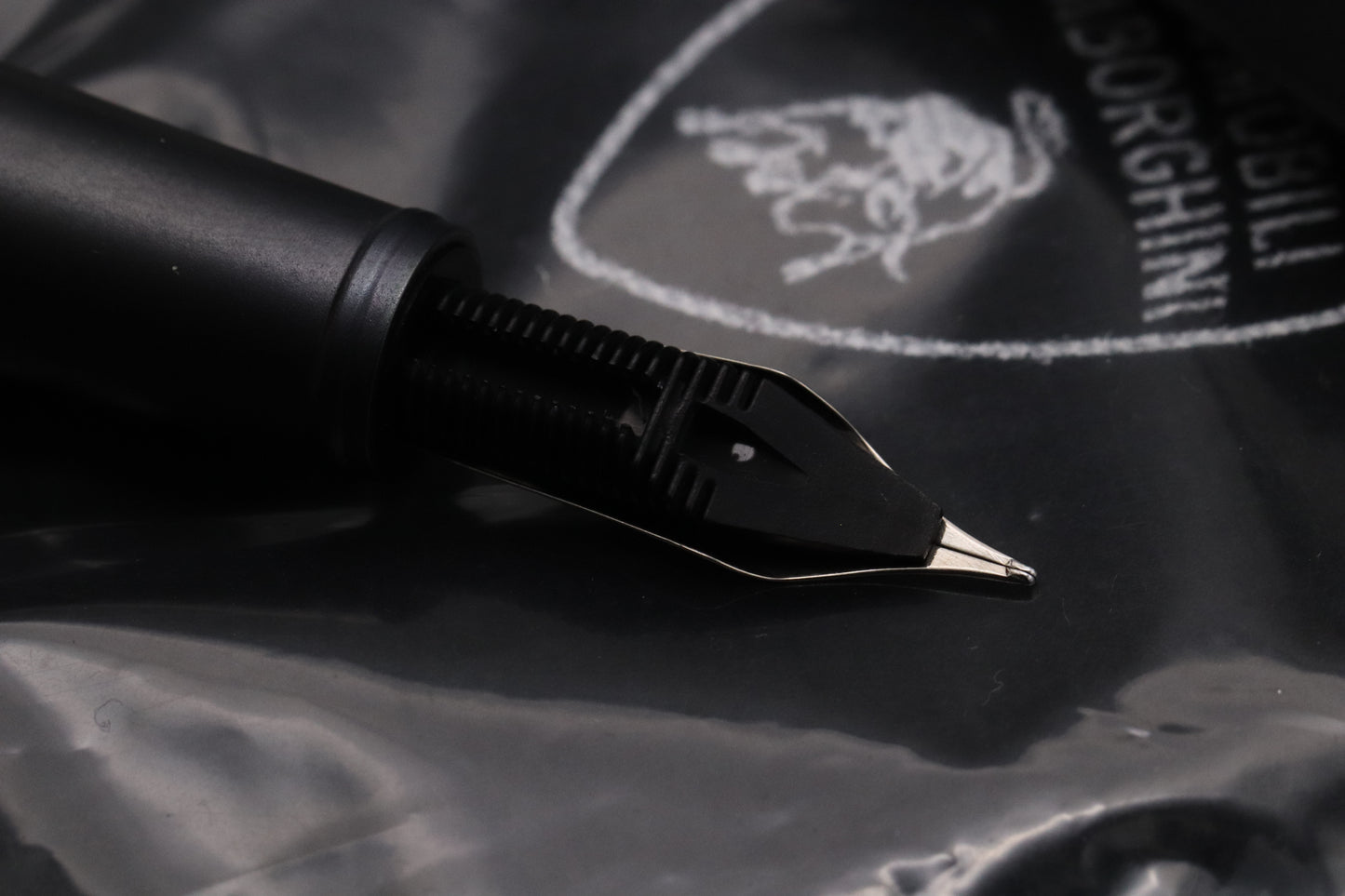 OMAS 50th Anniversary Lamborghini Prototype Titanium Fountain Pen - UNUSED