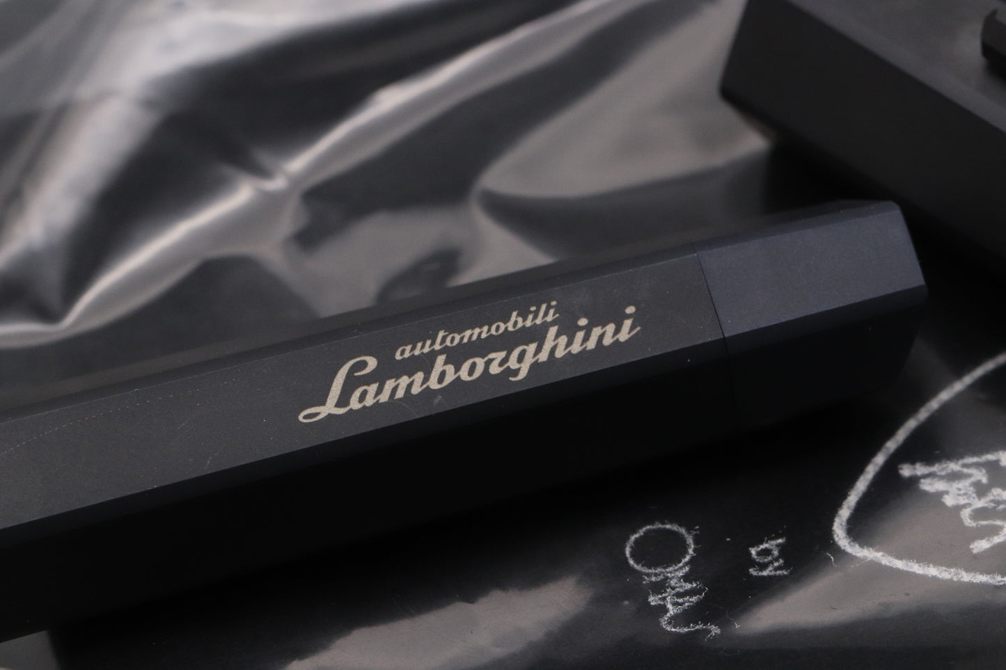OMAS 50th Anniversary Lamborghini Prototype Titanium Fountain Pen - UNUSED