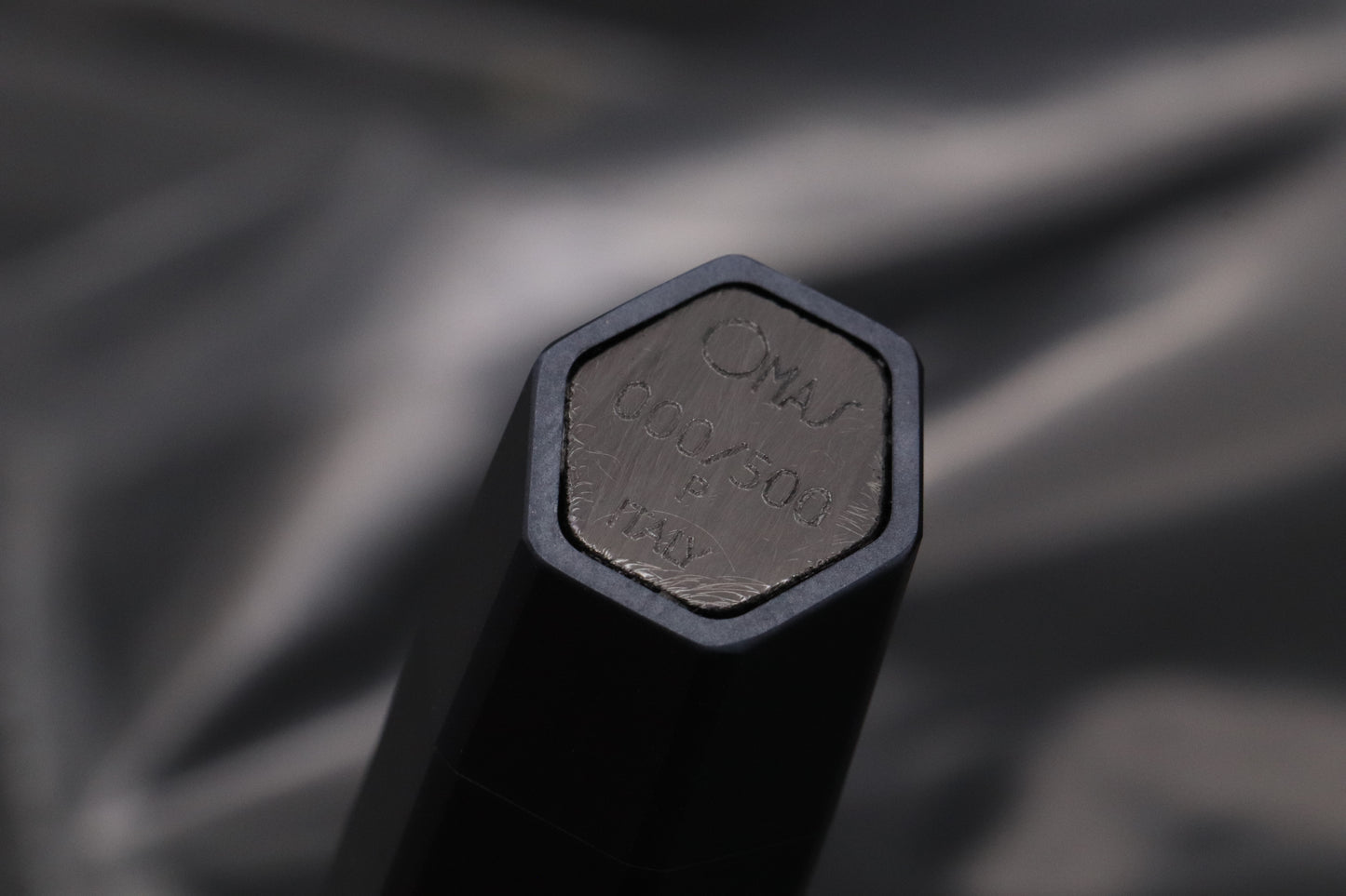 OMAS 50th Anniversary Lamborghini Prototype Titanium Fountain Pen - UNUSED