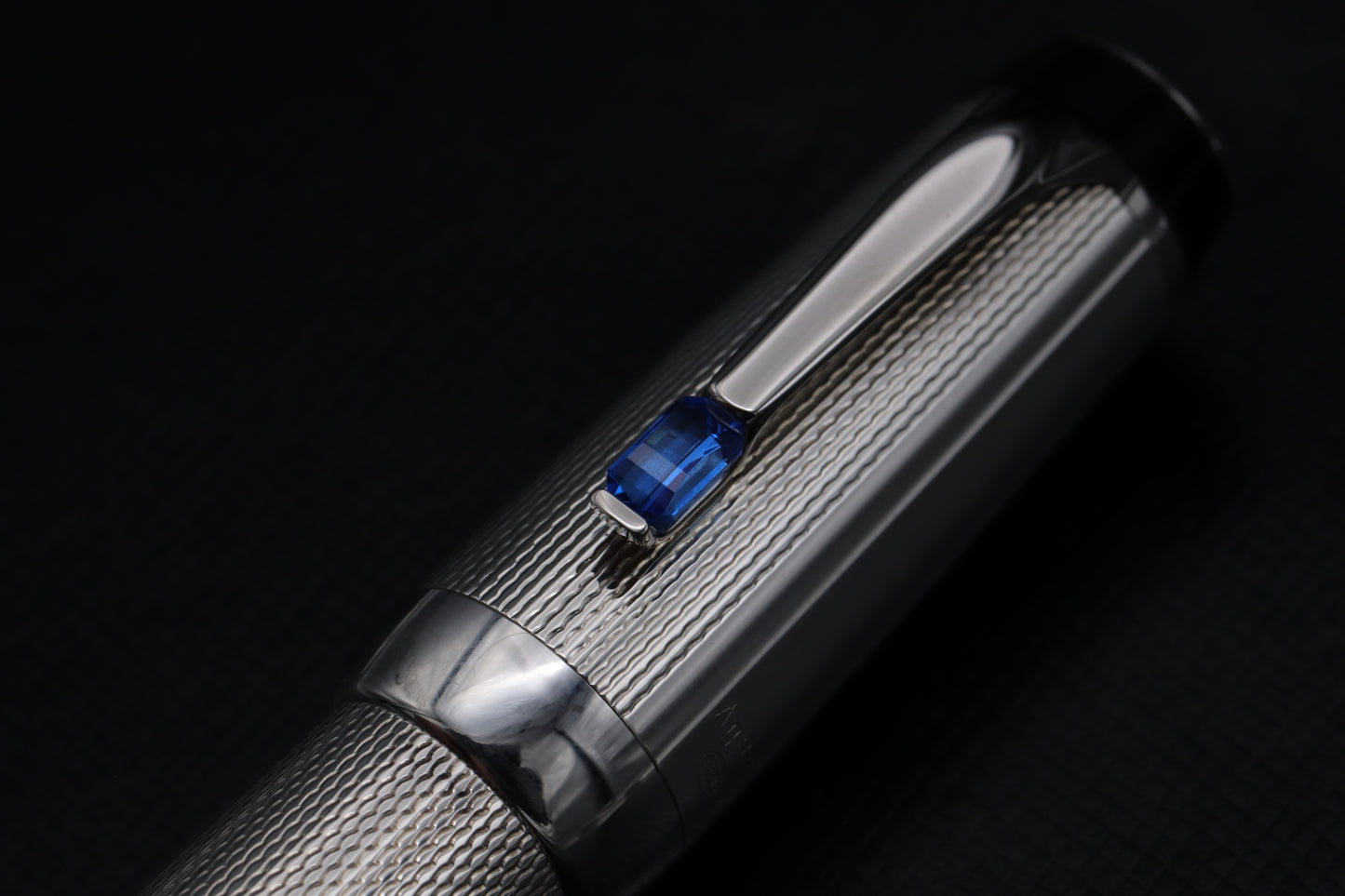 Montblanc Boheme Sterling Silver Bleu Fountain Pen - EF Nib