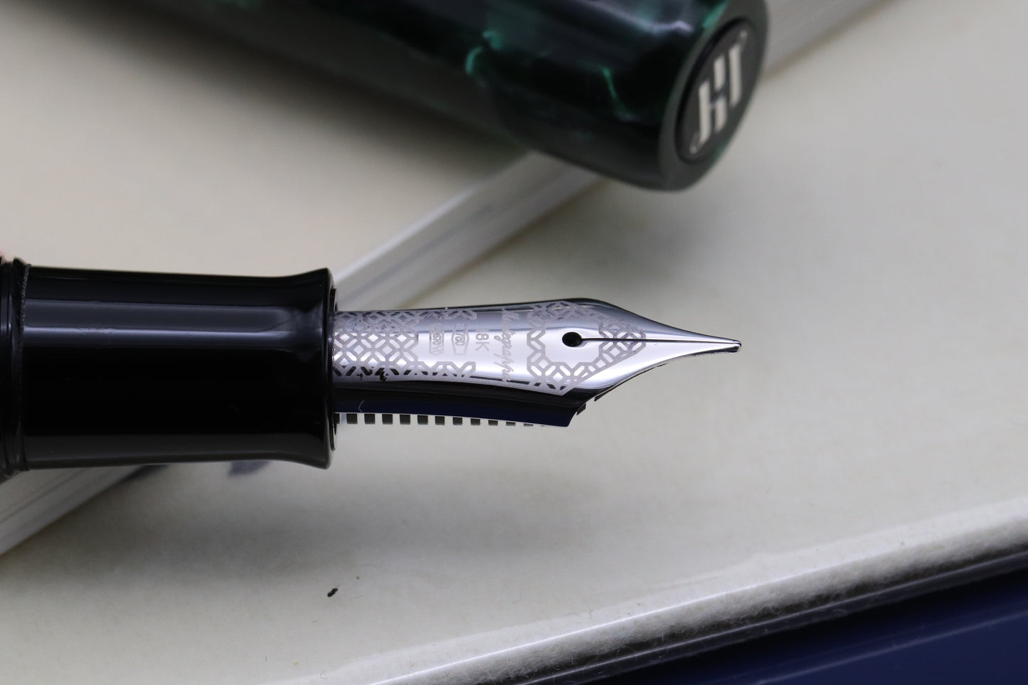 Montegrappa Ammiraglio 1939 Malachite LE80 Fountain - Sailor H-M Nib