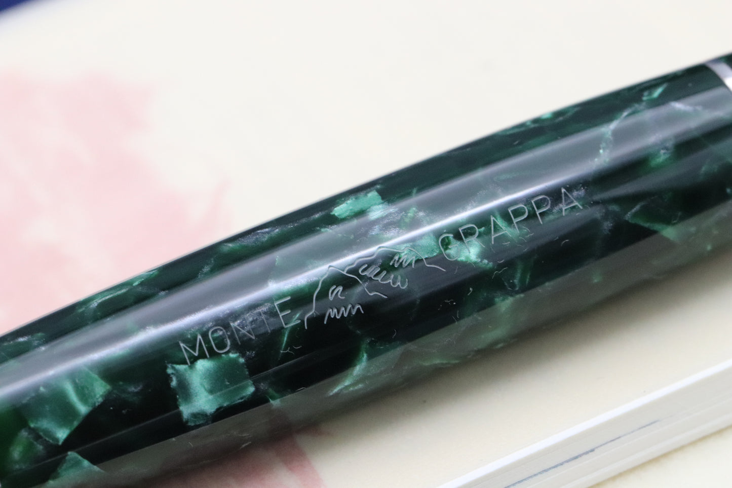 Montegrappa Ammiraglio 1939 Malachite LE80 Fountain - Sailor H-M Nib