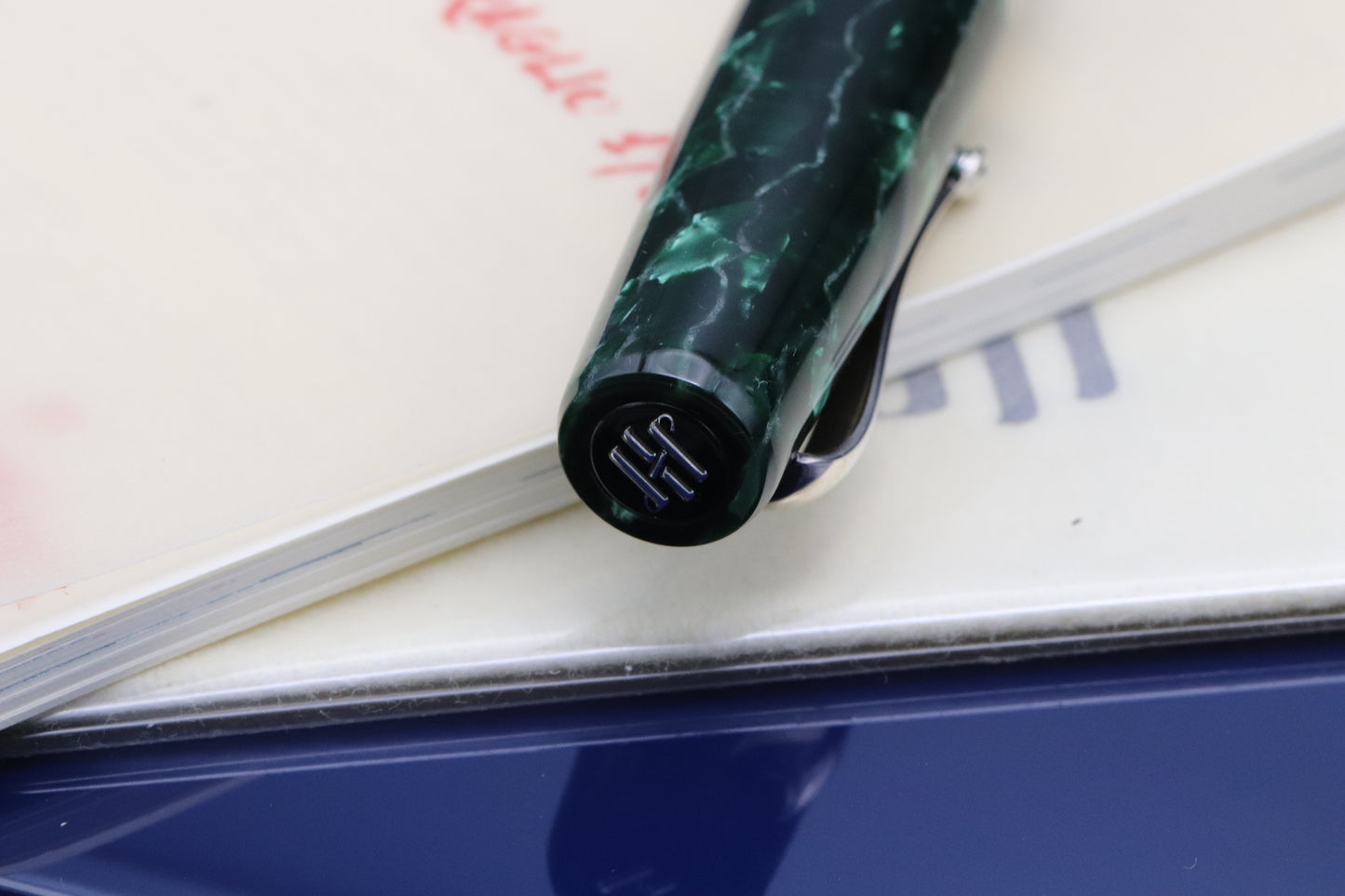 Montegrappa Ammiraglio 1939 Malachite LE80 Fountain - Sailor H-M Nib
