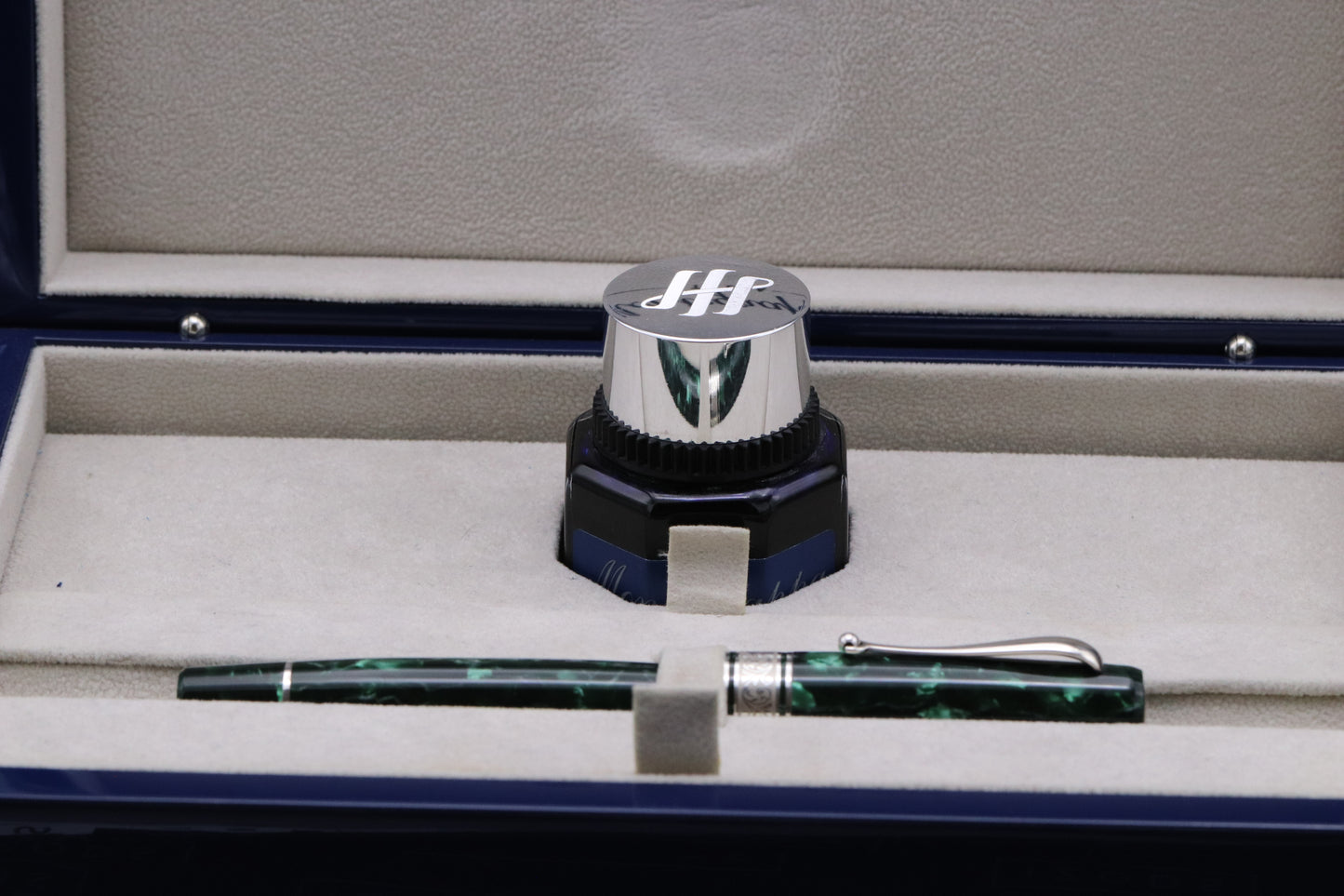 Montegrappa Ammiraglio 1939 Malachite LE80 Fountain - Sailor H-M Nib