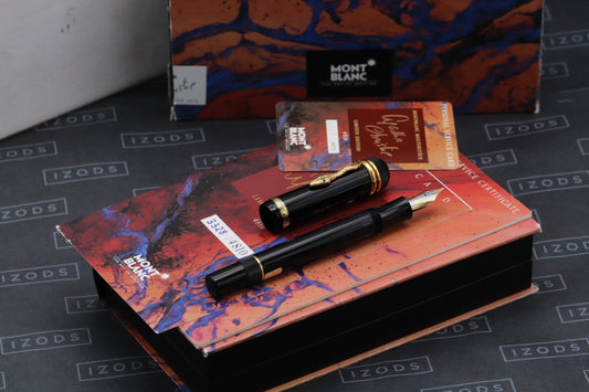Montblanc Writers Edition Agatha Christie Vermeil Fountain Pen - NEVER INKED