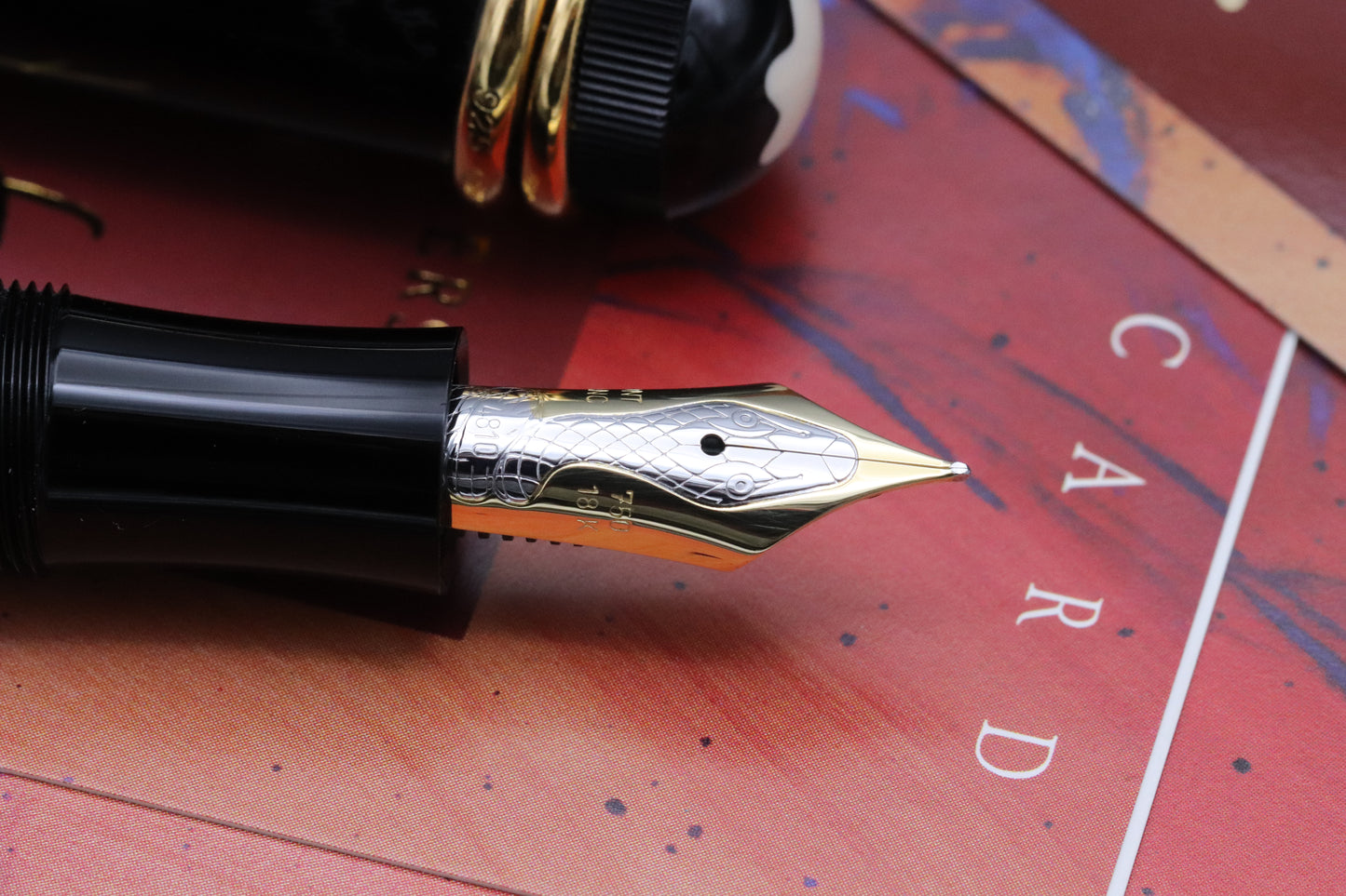 Montblanc Writers Edition Agatha Christie Vermeil Fountain Pen - NEVER INKED