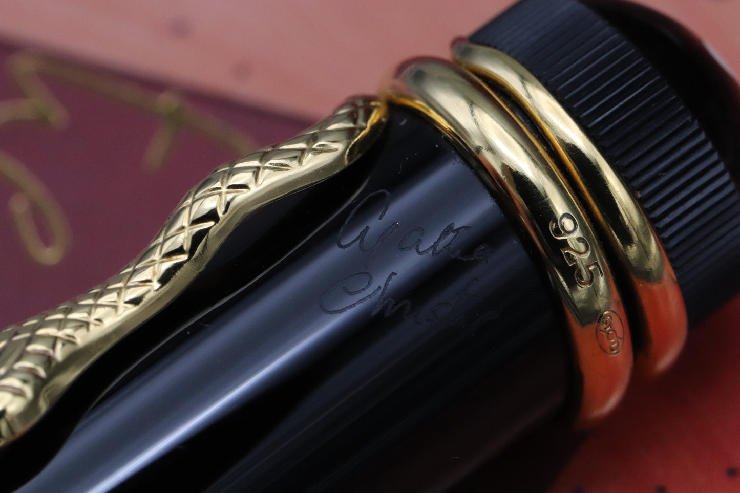 Montblanc Writers Edition Agatha Christie Vermeil Fountain Pen - NEVER INKED