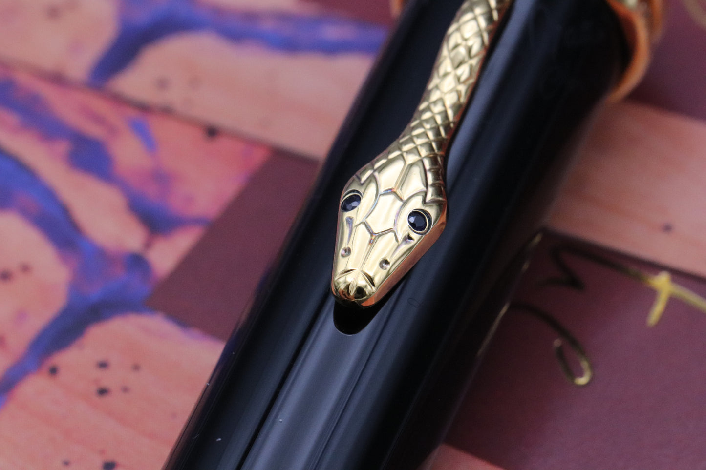 Montblanc Writers Edition Agatha Christie Vermeil Fountain Pen - NEVER INKED