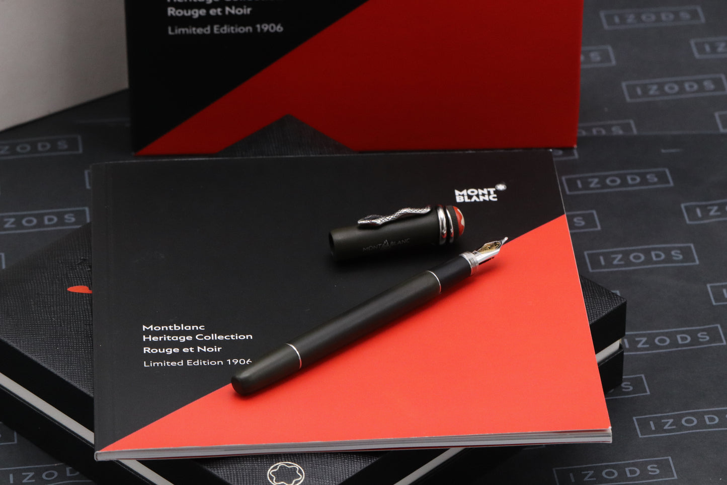Montblanc Heritage Rouge et Noir Ebonite LE1906 Fountain Pen