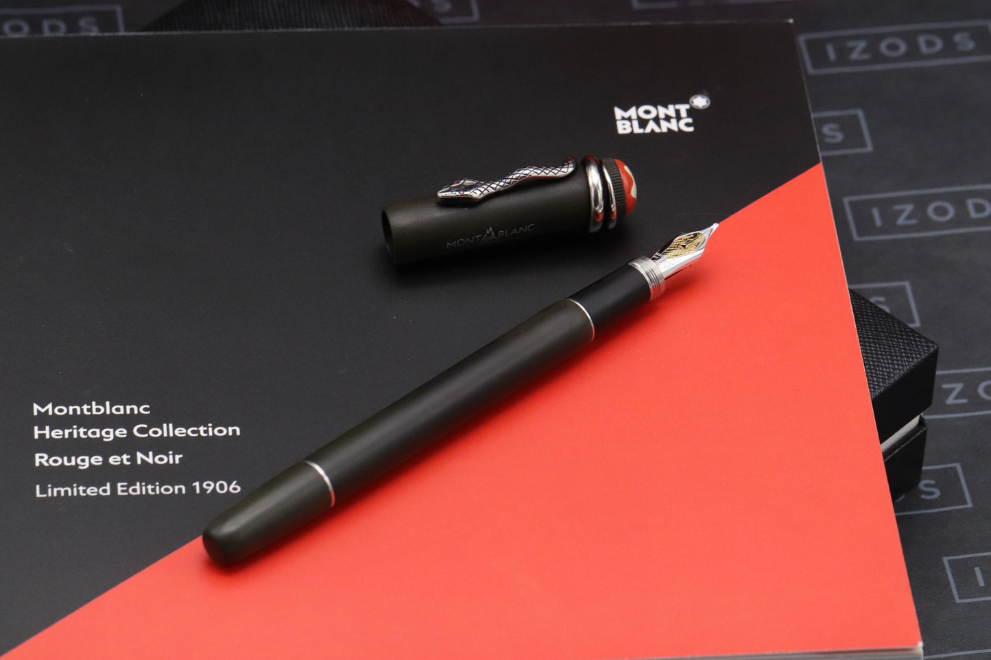 Montblanc Heritage Rouge et Noir Ebonite LE1906 Fountain Pen