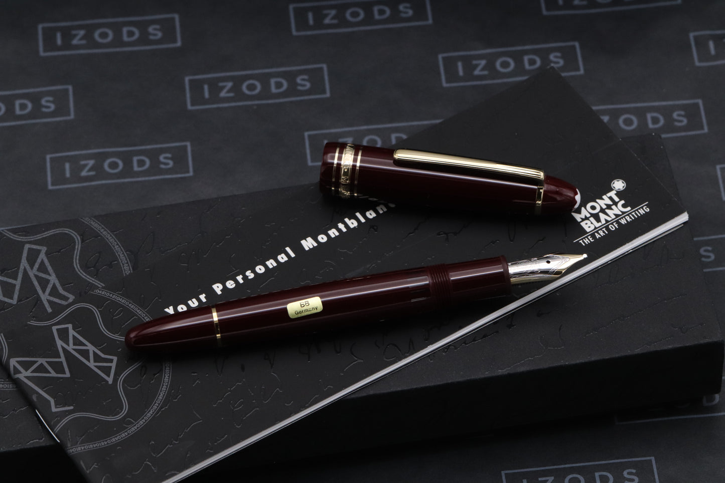 Montblanc Meisterstuck 146 LeGrand Bordeaux Fountain Pen - DIPPED - BB Nib