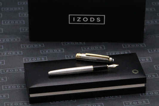 Montblanc Meisterstuck Classique AG925 Pinstripe Fountain Pen