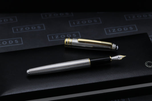 Montblanc Meisterstuck Classique AG925 Pinstripe Fountain Pen