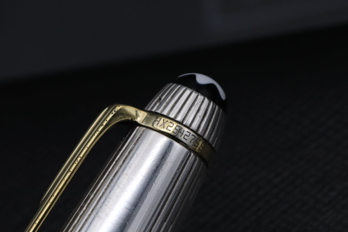 Montblanc Meisterstuck Classique AG925 Pinstripe Fountain Pen