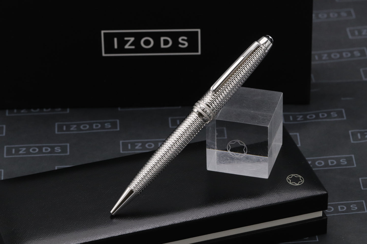 Montblanc Meisterstuck Midsize Geometry Platinum-Coated Ballpoint Pen