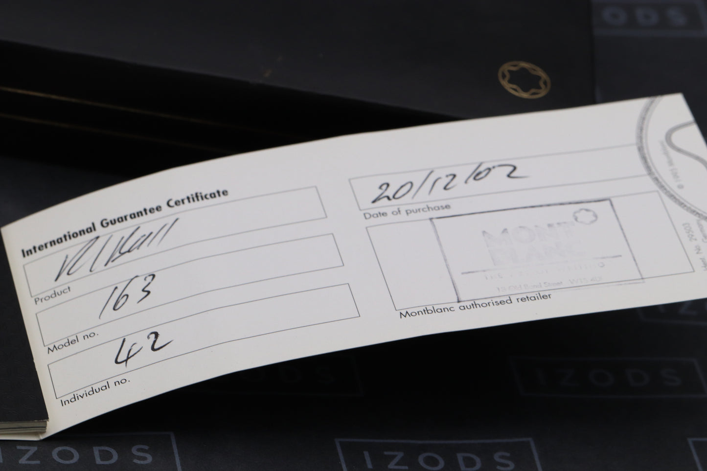 Montblanc Meisterstuck 163 Classique Gold-Coated Rollerball / Fineliner Pen