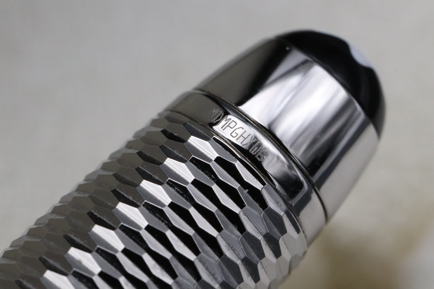 Montblanc Meisterstuck Midsize Geometry Platinum-Coated Ballpoint Pen