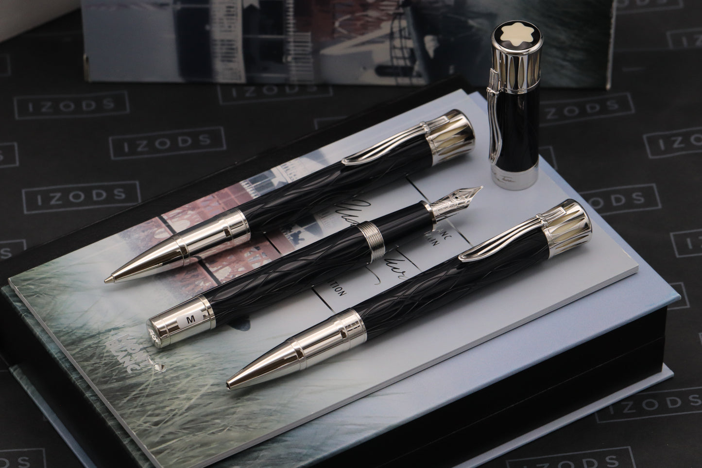 Montblanc Writers Edition Mark Twain FP, BP, MP Set - UNUSED