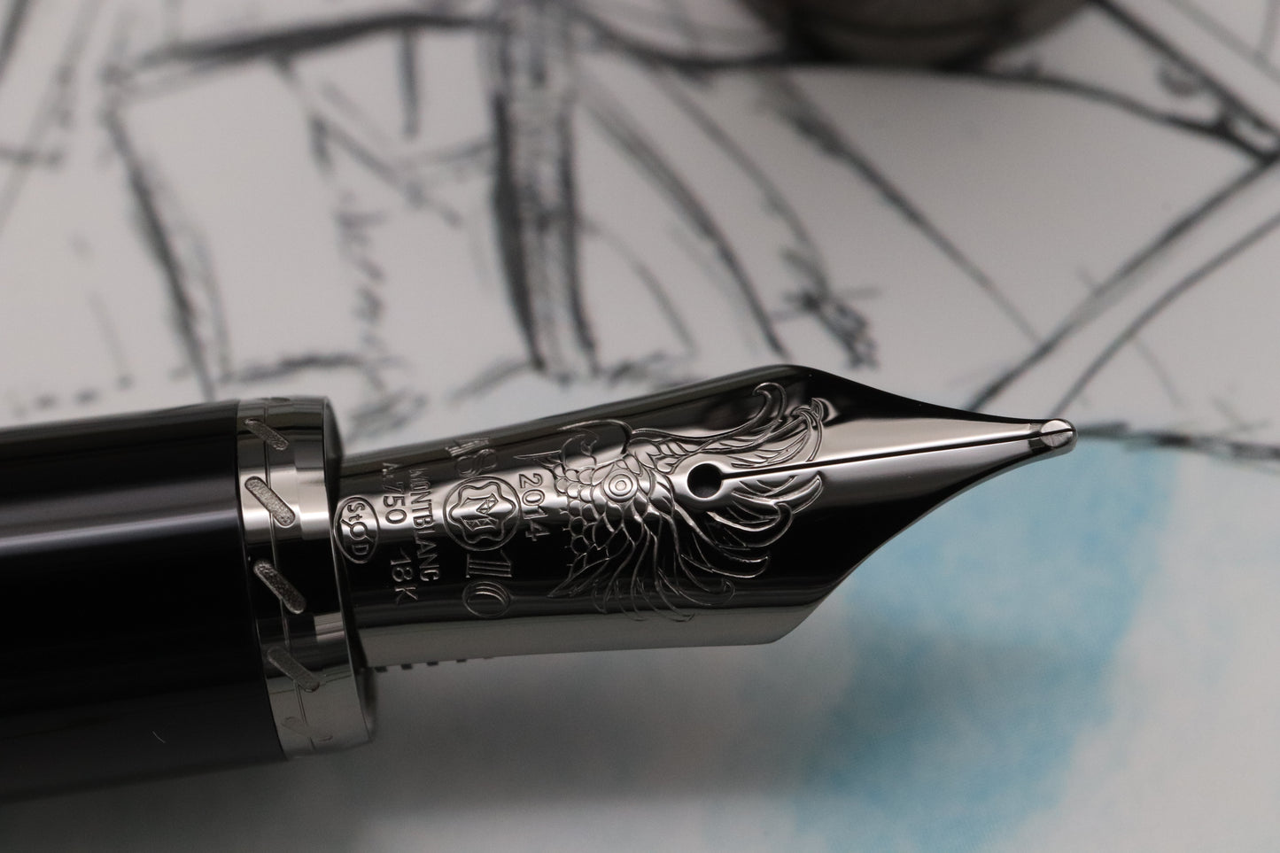 Montblanc Writers Edition Daniel Defoe FP, BP, MP Set - UNUSED
