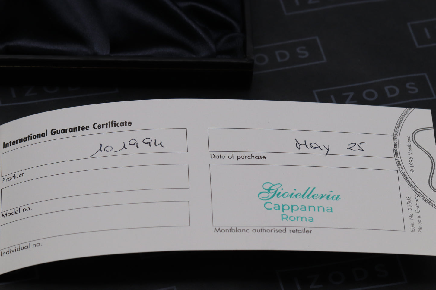 Montblanc Boheme Doue Ligne Fountain Pen - UNUSED