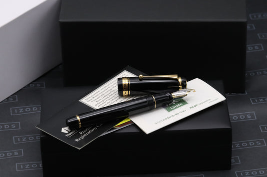 Pilot Custom Urushi Black Fountain Pen - INKED ONCE