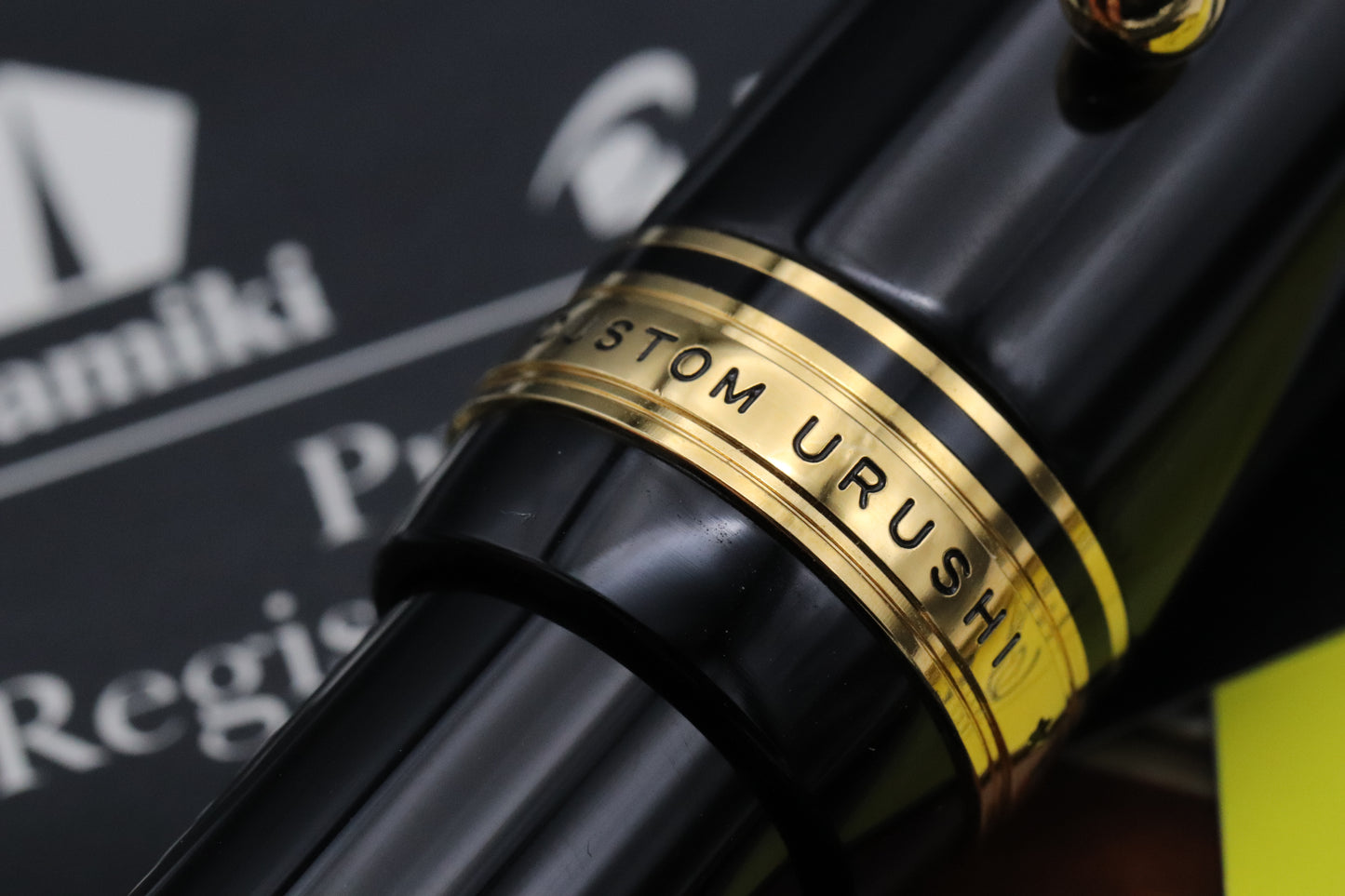 Pilot Custom Urushi Black Fountain Pen - INKED ONCE