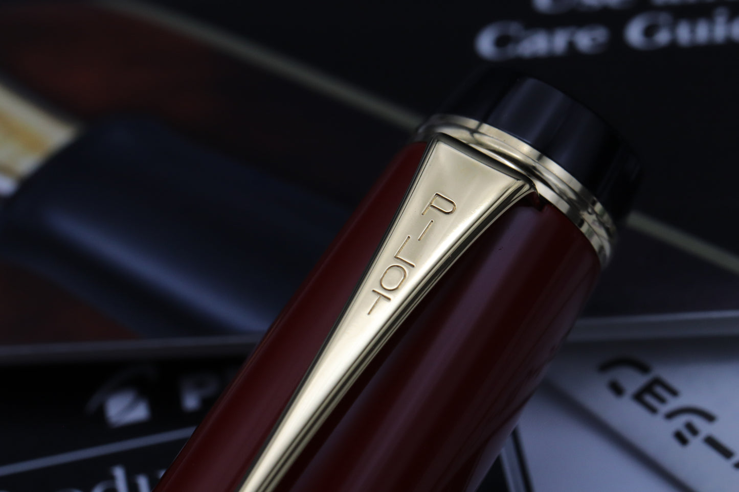 Pilot Custom Urushi Vermilion Fountain Pen - M Stub Nib by John Mottishaw