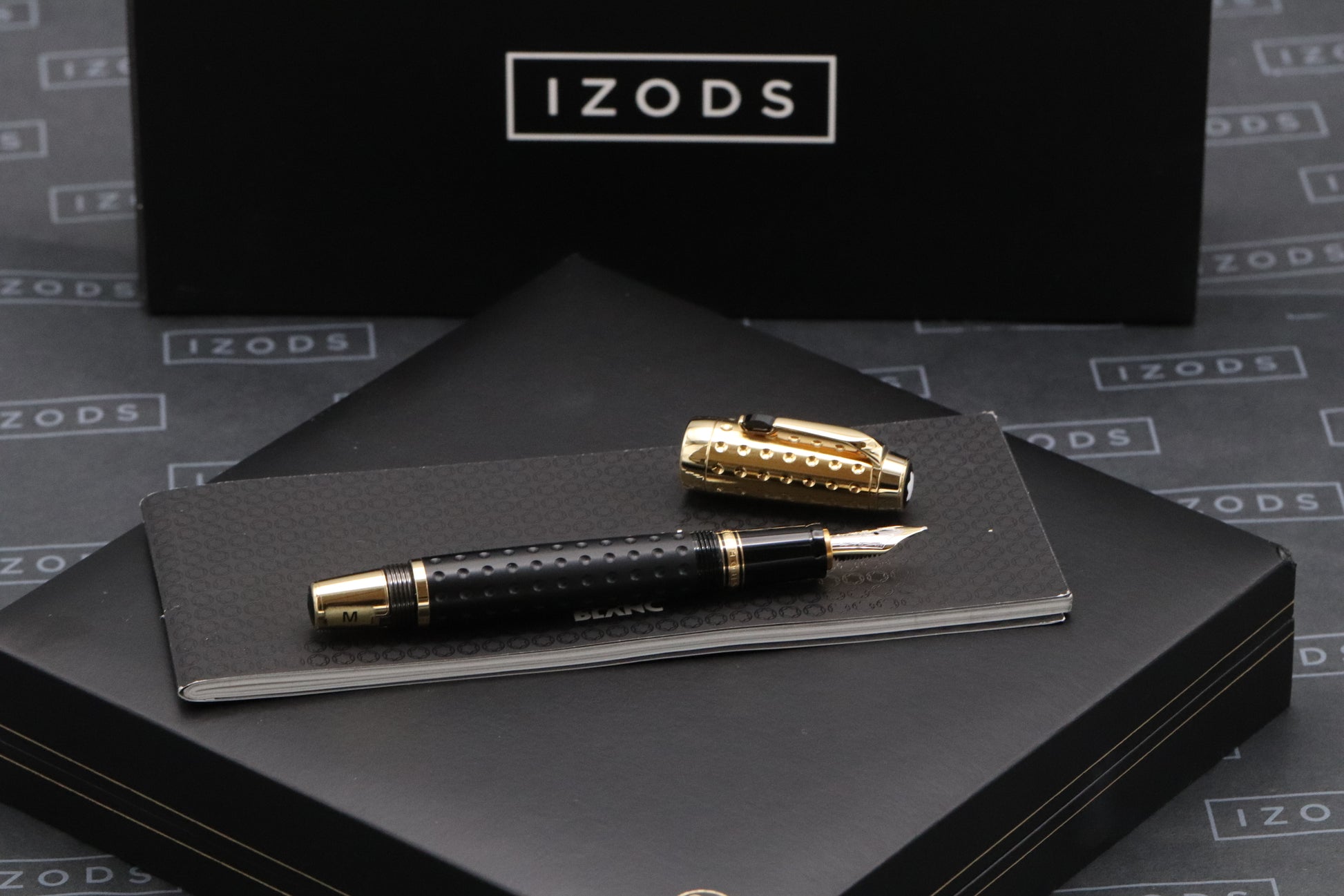 Montblanc Boheme Doue Gold-Plated 'Dimples' Fountain Pen UNUSED