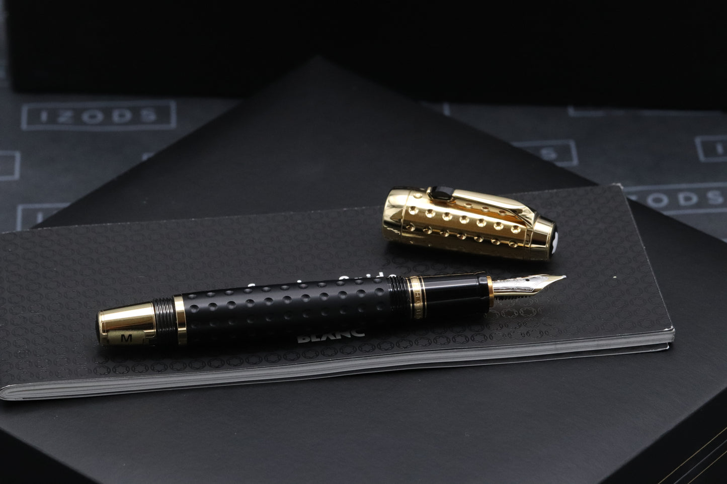 Montblanc Boheme Doue Gold-Plated 'Dimples' Fountain Pen - UNUSED