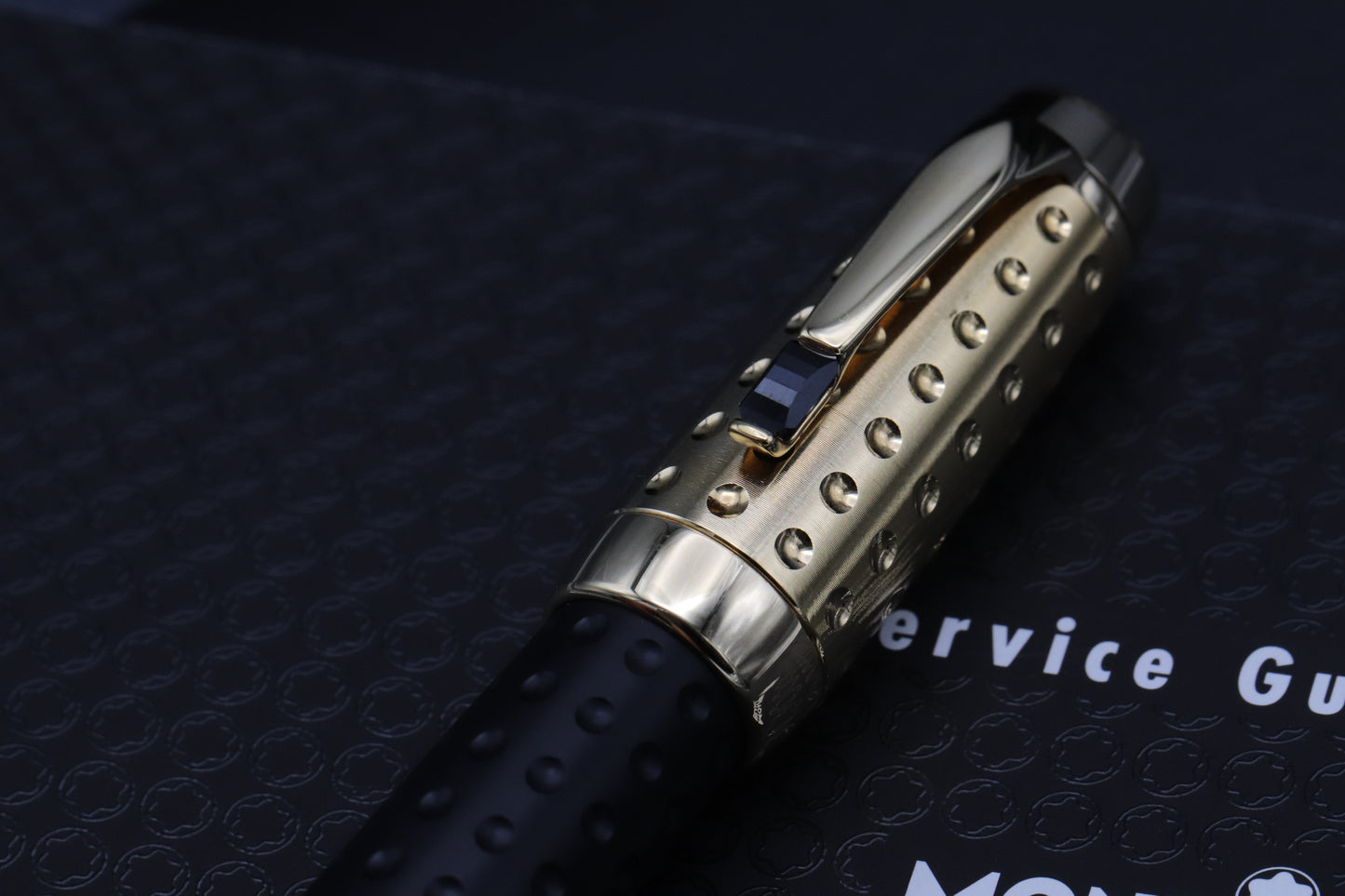 Montblanc Boheme Doue Gold-Plated 'Dimples' Fountain Pen - UNUSED