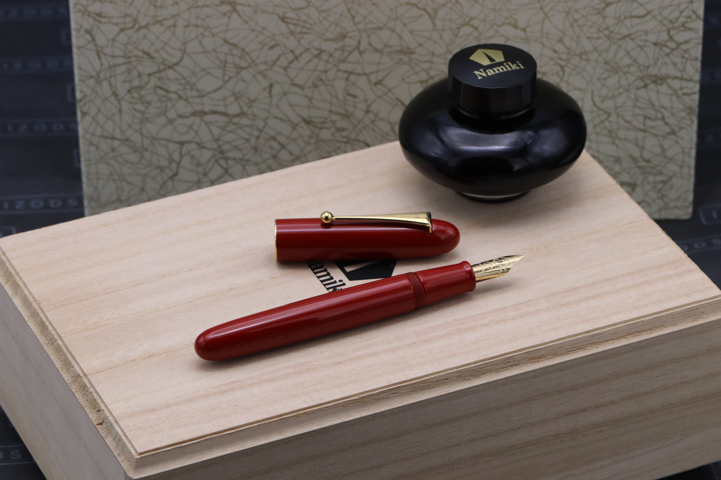 Namiki Yukari Royale Vermilion Urushi Fountain Pen