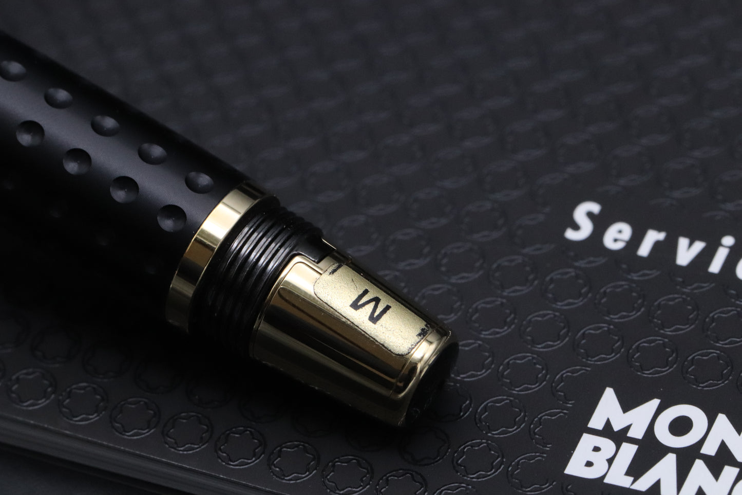 Montblanc Boheme Doue Gold-Plated 'Dimples' Fountain Pen - UNUSED