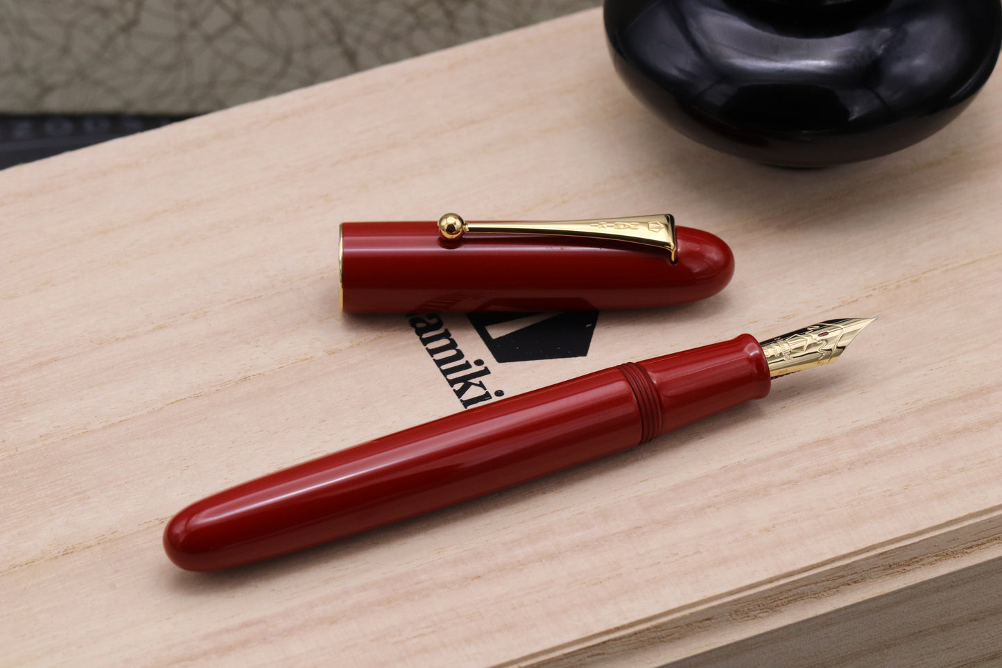 Namiki Yukari Royale Vermilion Urushi Fountain Pen