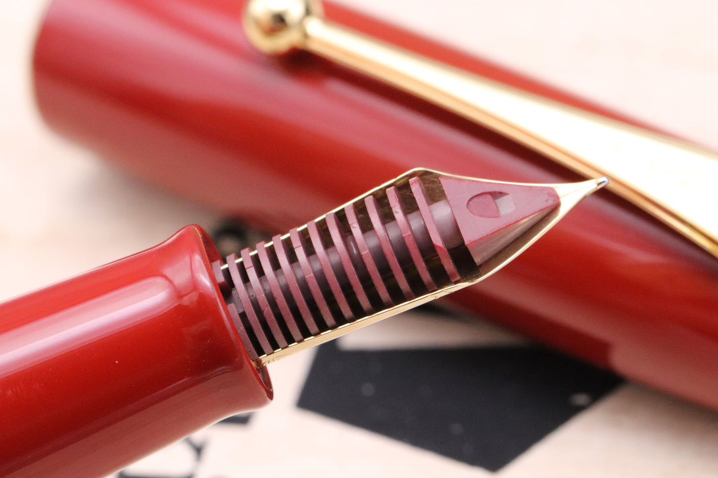 Namiki Yukari Royale Vermilion Urushi Fountain Pen