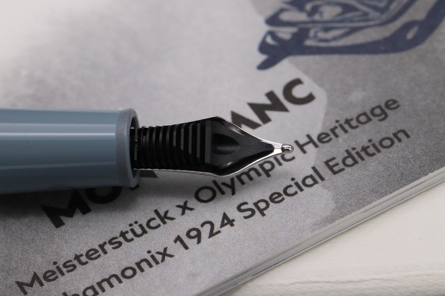 Montblanc Meisterstück x Chamonix Olympics Classique Doue Fountain Pen - DIPPED
