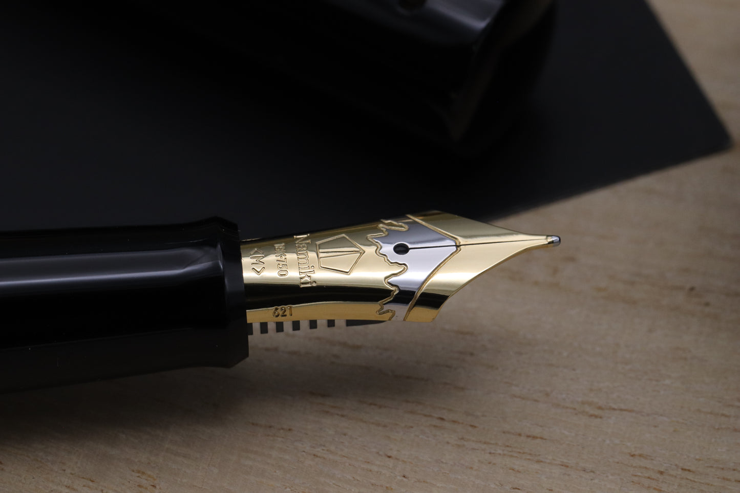 Namiki Chinkin Crane Urushi Fountain Pen - UNUSED