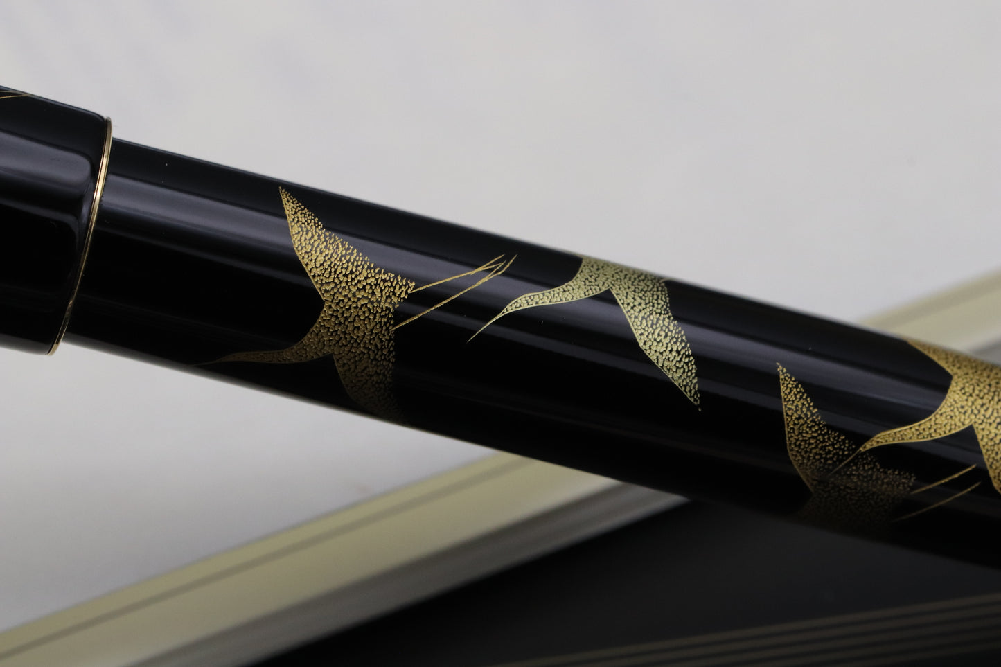 Namiki Chinkin Crane Urushi Fountain Pen - UNUSED