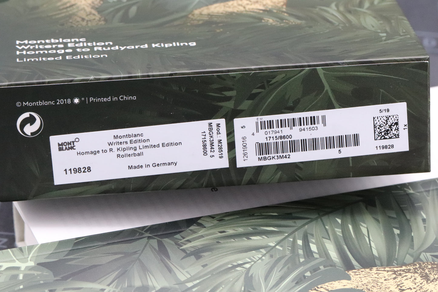 Montblanc Writers Edition Rudyard Kipling Rollerball Pen