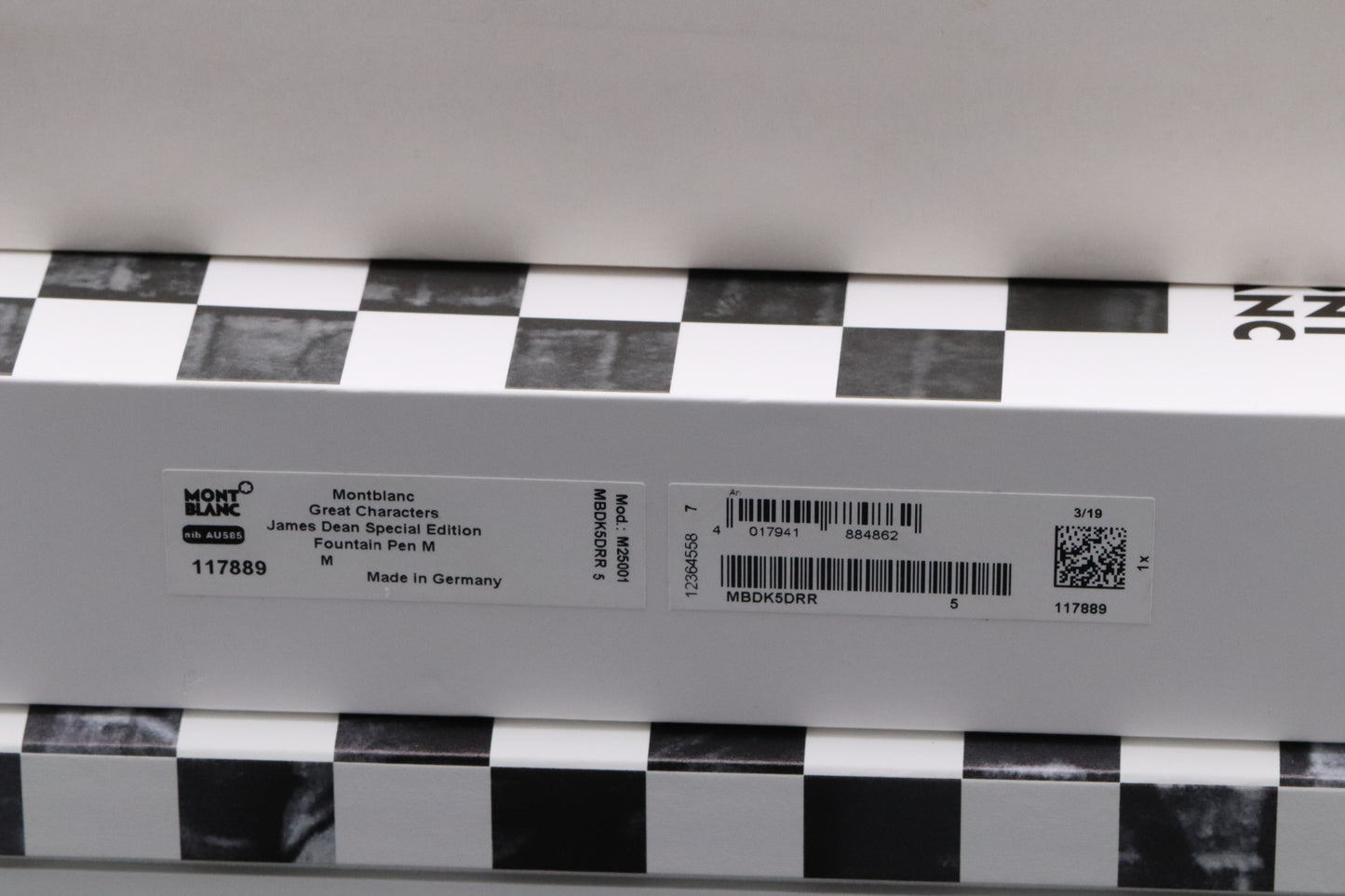 Montblanc Great Characters James Dean Fountain Pen and Ink - UNUSED