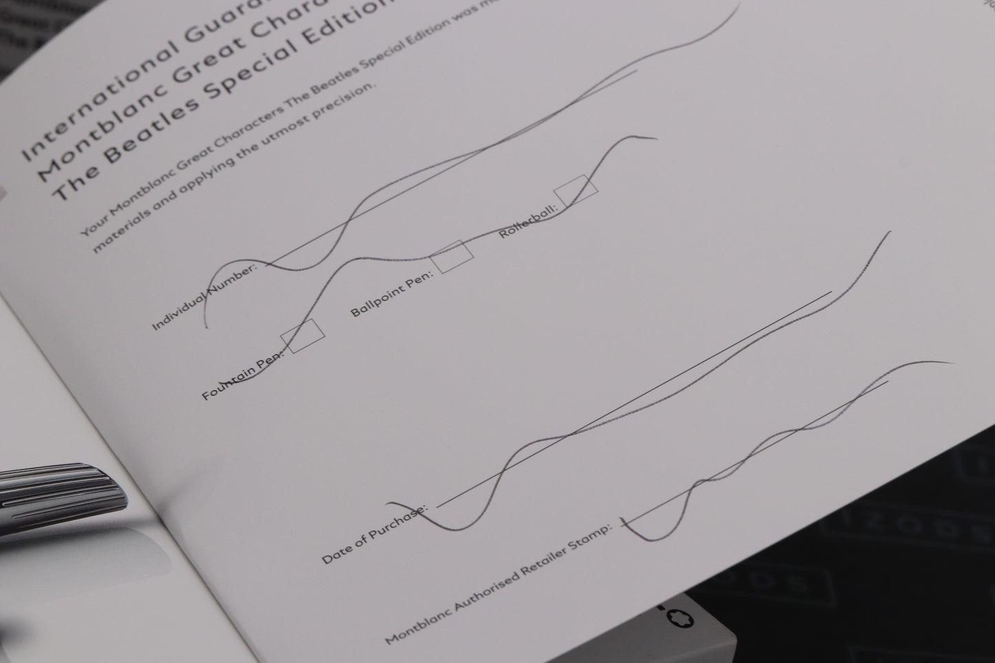 Montblanc Great Characters The Beatles Special Edition Fountain Pen - UNUSED