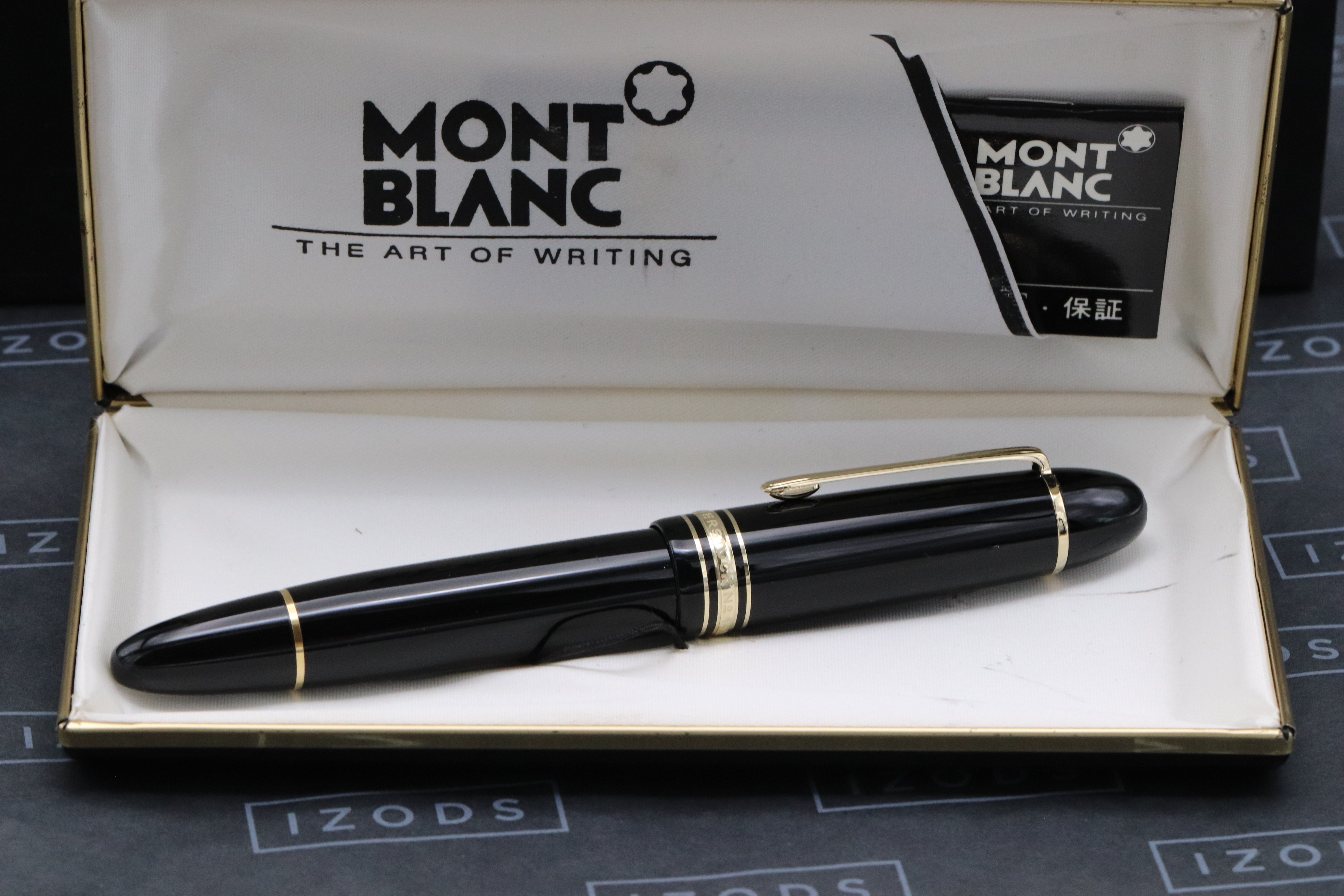 Montblanc Meisterstuck 149 Gold Coated Fountain Pen - 1985 - EF