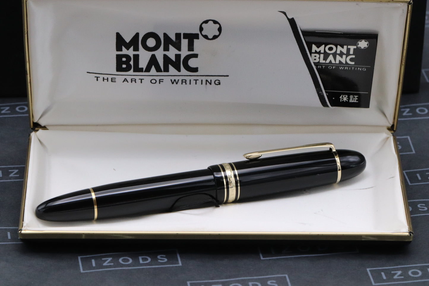 Montblanc Meisterstuck 149 Gold Coated Fountain Pen - 1985 - EF Nib