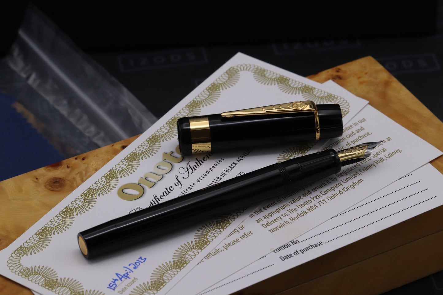 Onoto Magna Plunger Fill 2013 Limited Edition Fountain Pen - 18k IB Nib