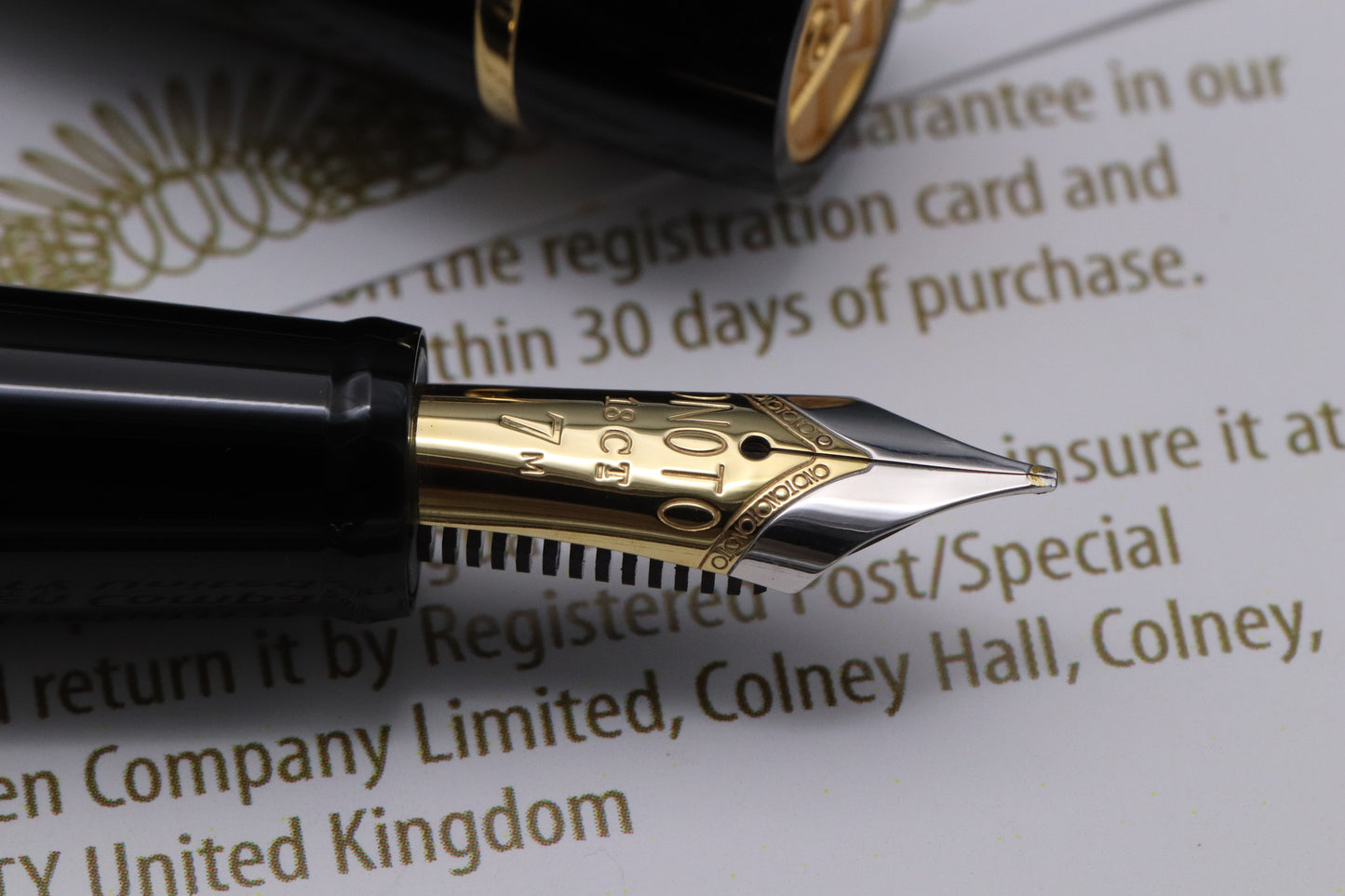 Onoto Magna Plunger Fill 2013 Limited Edition Fountain Pen - 18k IB Nib