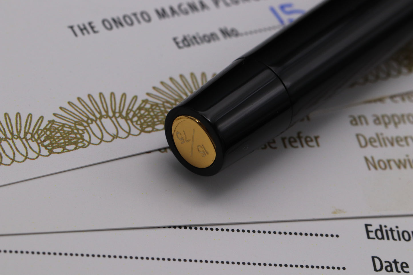 Onoto Magna Plunger Fill 2013 Limited Edition Fountain Pen - 18k IB Nib