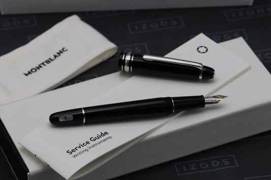 Montblanc Meisterstuck Classique Platinum Coated Fountain Pen - Fine CI Nib